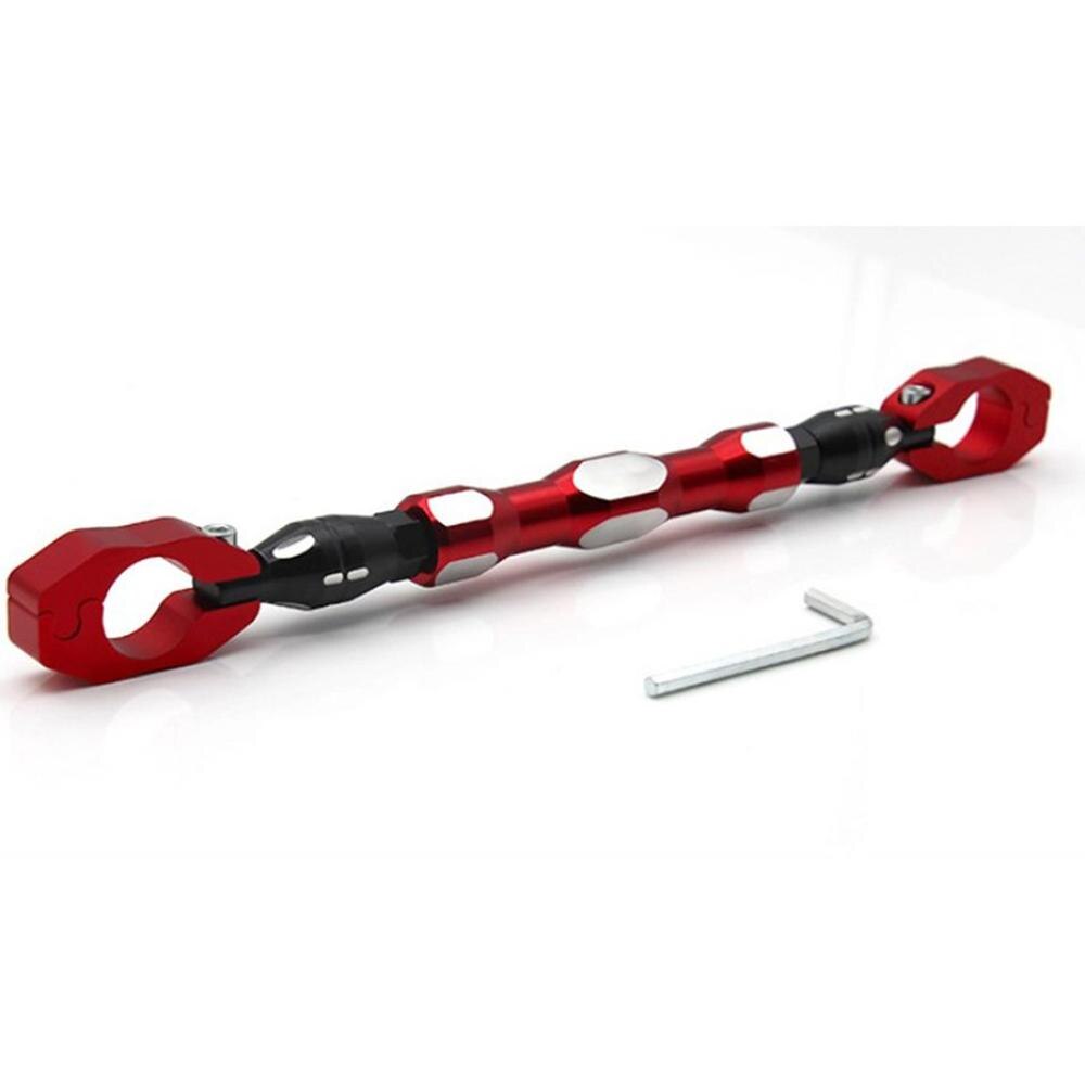 Motorcycle Reinforced Bar Modified Accessories Handlebar Reinforcement Bar CNC Off-road Vehicle Balance Bar: Red