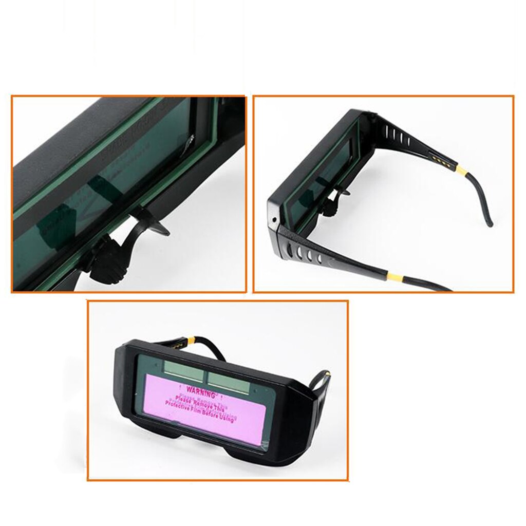 Auto Darkening Welding Helmet Automatic Light Change Auto Darkening Anti- Eyes Shied Goggle Glasses for Eyes Glasses