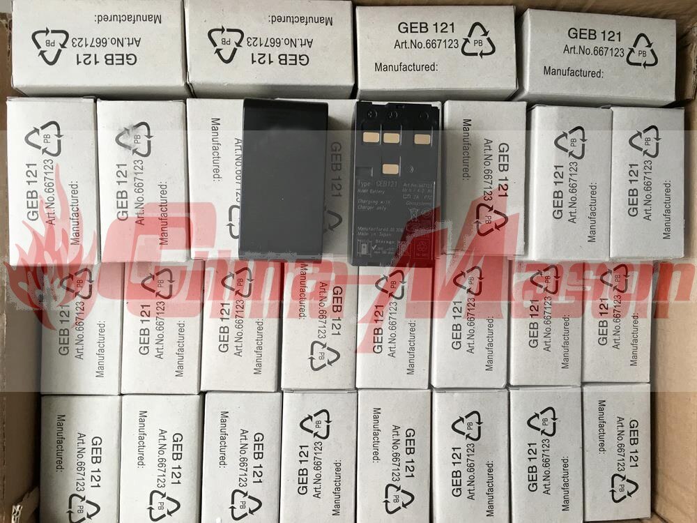 Batterie de remplacement de et 100% neuve pour batterie GEB121, Art no. 667123, fabriquée en