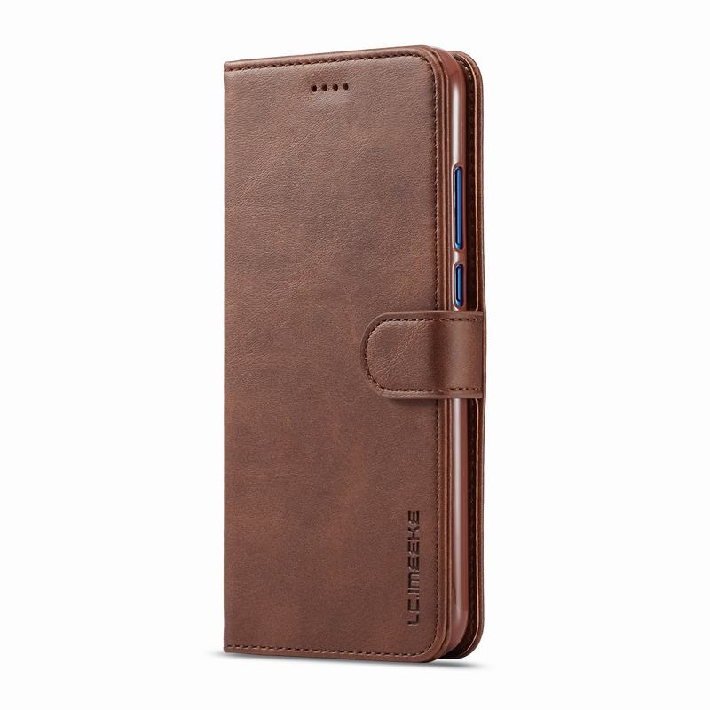 Cover Case Voor Huawei Honor 8X Portemonnee Lederen Telefoon Tassen Case Op Voor Coque Huawei Honor 8 X Flip Boek cover Honor 8X Fundas: Brown