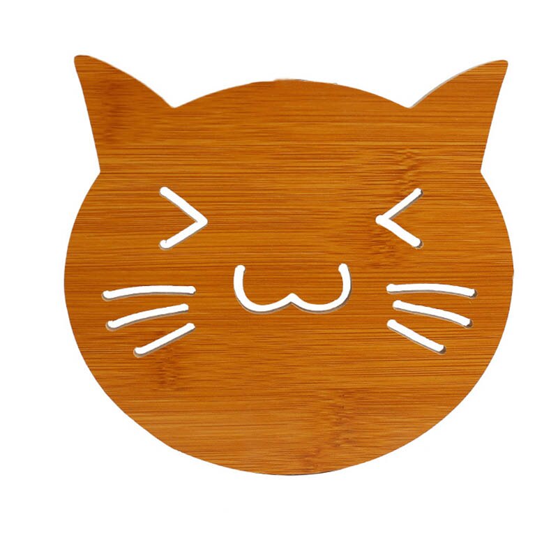 Placemats voor op tafel placemats bureau tafelmatten keukenaccessoires pot beker tegen bloesem bamboe onderzetters isolatiematten: Ander type 4