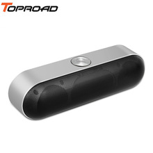 TOPROAD Portable Bluetooth Speaker Draadloze Stereo Sound Boombox Luidsprekers met Mic Ondersteuning TF AUX FM Radio USB Altavoz enceinte