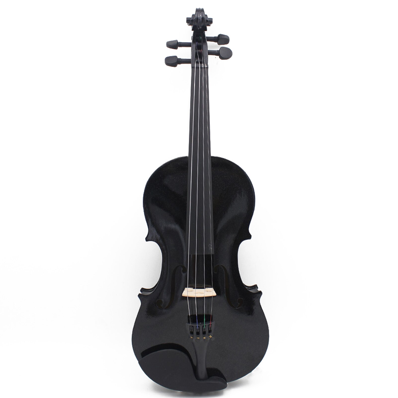 4/4 Acoustic Wooden Violin Solid Wood Violin Beginners Fiddle Basswood Body Violin Stringed Instrument