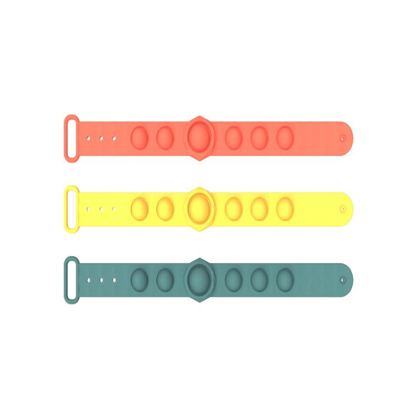 Simple Dimple Fidget Toys wristband Push Bubble Fidget Sensory Toy Autism Special Needs Stress Reliever Antistress Fidget Toys: Default Title