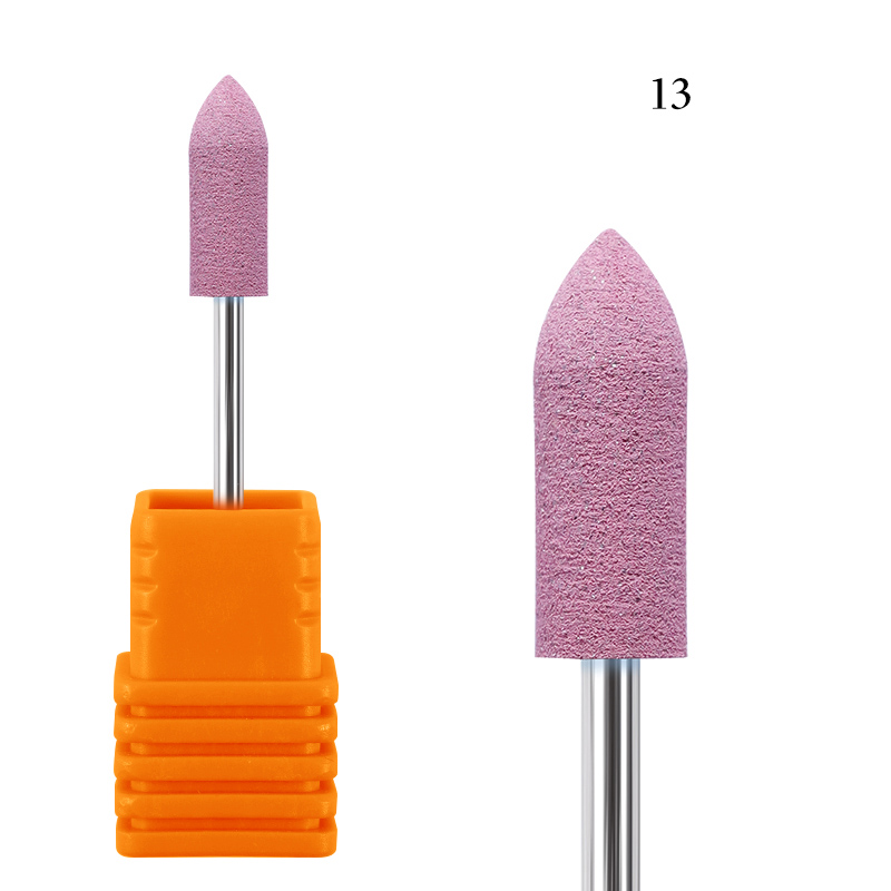 Brocas para uñas amoladora de silicona para esmalte de uñas cortador rotatorio de cutícula para manicura herramientas eléctricas Accesorios