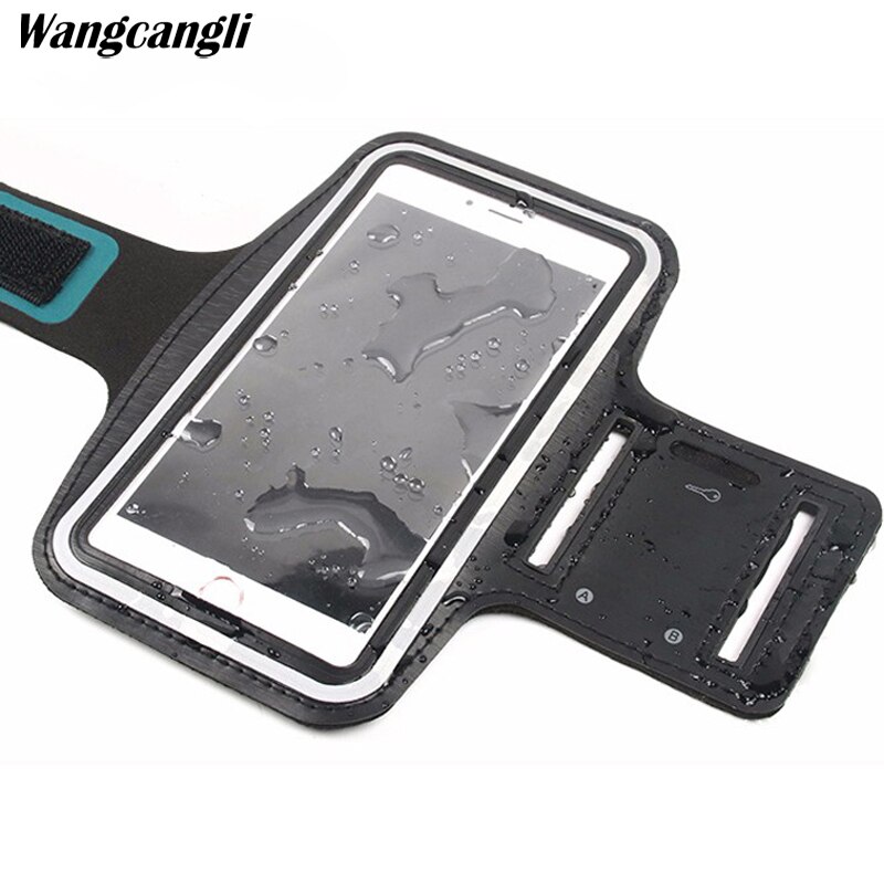 Wangcangli 5.5-inch sport armband waterdichte mobiele telefoon universele mobiele waterdichte armband voor xiaomi & iPhone mobiele armband