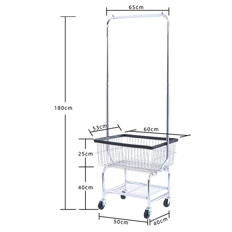 ALWAYSME Roll Draht Wäsche Warenkorb