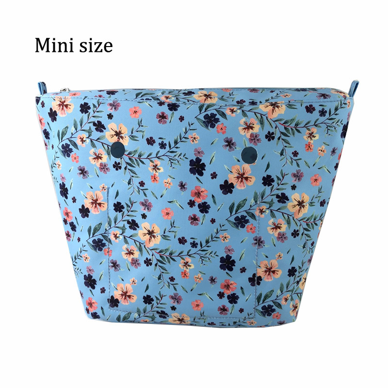 Classic \ Mini Kleurrijke inner insert interieur Voering Rits Waterdichte Zak voor obag o tas EVA vrouwen handtas accessoires: Mini 2