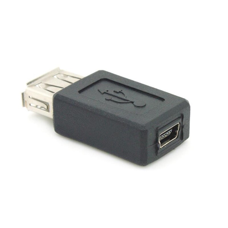 USB to mini USB adapter converter USB 2.0 A Female to Mini-B 5-pin Female Adapter