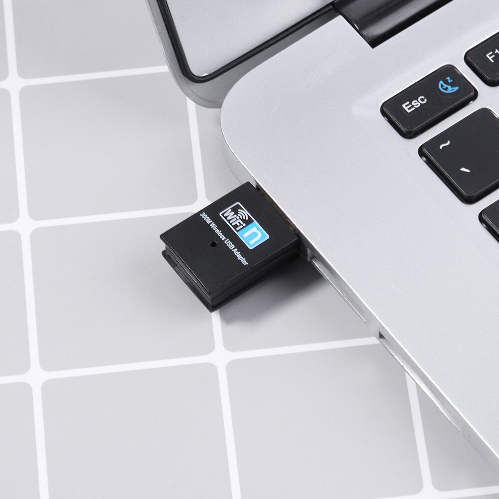 300Mbps WiFi USB Network Card Dongle Portable Wireless Internet Adapter Signal Receiver for Laptop Notebook PC
