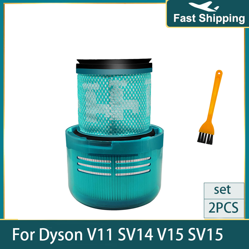 Dyson V11 SV14 V15 SV15 Onderdelen 970013-02 Hepa Filter Vervanging Cycloon Absolute Dier Snoerloze Stofzuiger Accessoires: 1Pcs Green