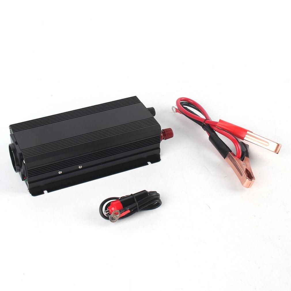 Inversor de energía Solar del coche DC 12 a AC 230V modificado convertidor 400W EU protección de sobrecarga convertidor de onda sinusoidal