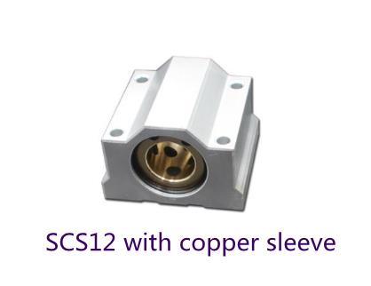 linear schieber Lagerbier optische Achse Sitz führungs stange Sitzbox Typ scs12 Schieber/scs12 mit Vopper hülse/scs linear rund: Braun