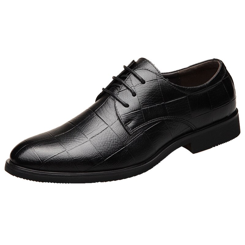 Zomer heren casual zakelijke schoenen nette herenschoenen ademende herenschoenen leren herenschoenen sdf 56
