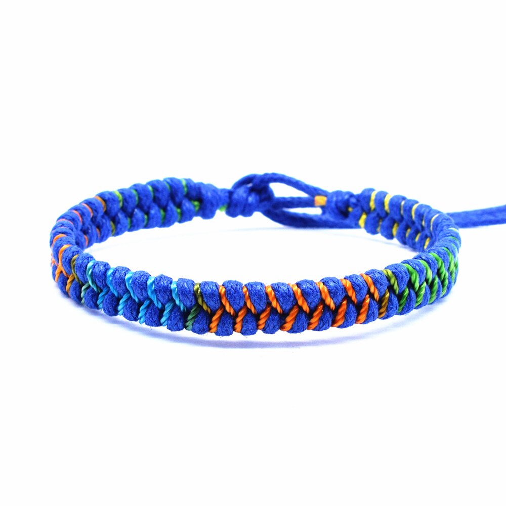 Hand geweven Kant Up Vlag Kleur Armband voor Mannen en Vrouwen Koppels Armband Sport Fans Rol- spelen Sieraden: r2