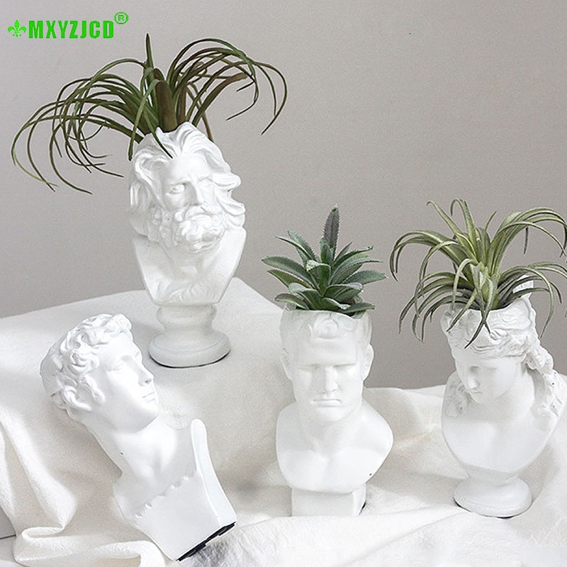 Venus Model Flowerpot Desktop Simulation Flower Arrangement Container Resin Model Handmade Artist Home Decoration