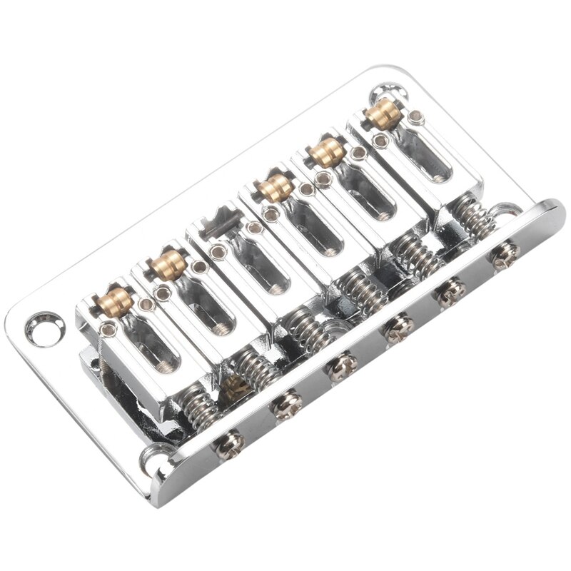 Hardtail Guitar Bridge Lichaam Door Voor 6 String Elektrische Onderdelen