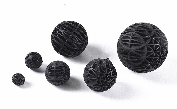 20/Uds portátil de plástico pelotas para estanque de acuario bolas bioquímicas para estanque de peces de acuario Tanque De Agua filtro Bio bolas