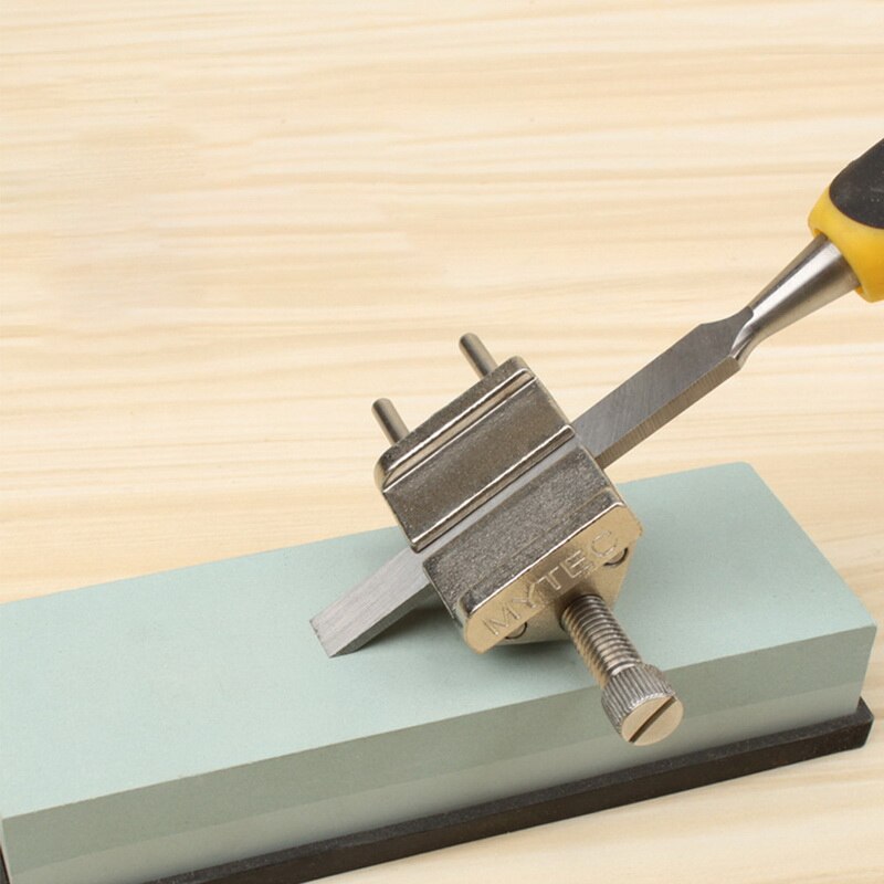 Stainless Steel chisel sharpener Side Clamping Fixed Honing Guide for Wood Chisel Planer Flat Chisel Sharpening