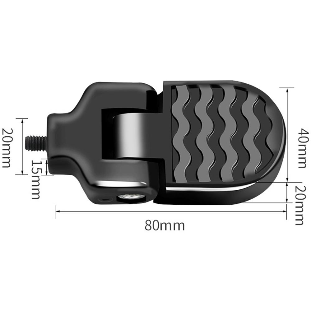 Elektrisches Fahrrad Hinterpedal Fahrrad Hinterrad Klapppedal Elektrische stehende Person Universal- Pole Mountainbike Pedal