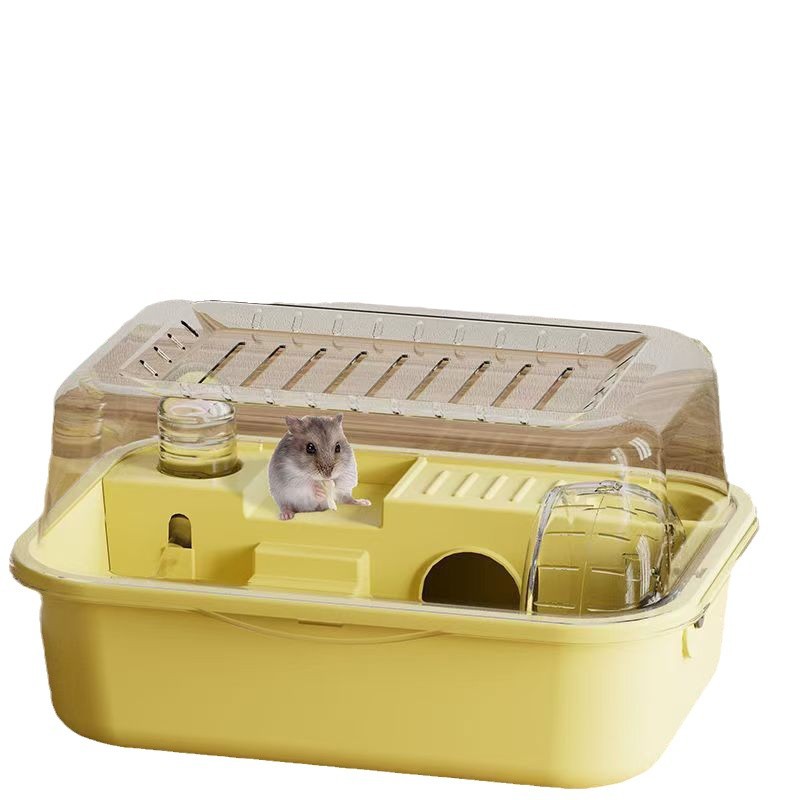 Klatka dla chomika, odporna na gryzienie, duża, akcesoria dla chomika, klatki i siedliska, otwierana górna część z arkuszami akrylowymi, solidna konstrukcja.
