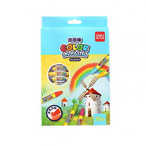 12/18/24/36 Color Non-Toxic Kids Wax Crayon Stick Painting Drawing Sketching Oil Pastel Combination Wax Crayon