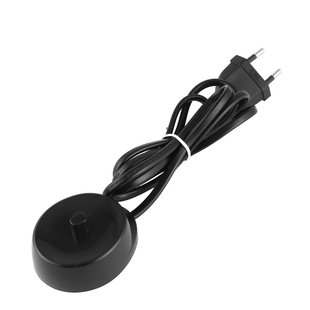 Caricabatterie elettrico di ricambio modello 3757 adatto per Braun orale-b D17 OC18 base di ricarica per spazzolino spina ue/usa/regno unito: EU spina nero