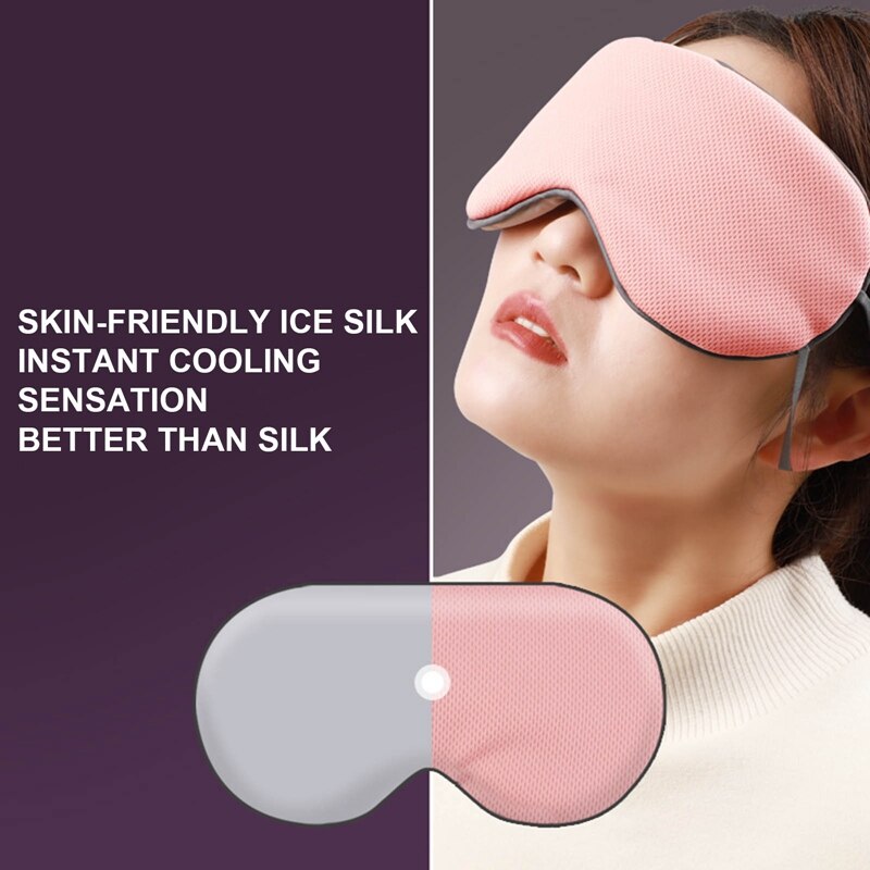 Zijde Dubbele-Side Shading Slaapmasker Slapen Eye Mask Cover Ooglap Blinddoeken Slaapmasker Gezondheid Slaap Shield Licht