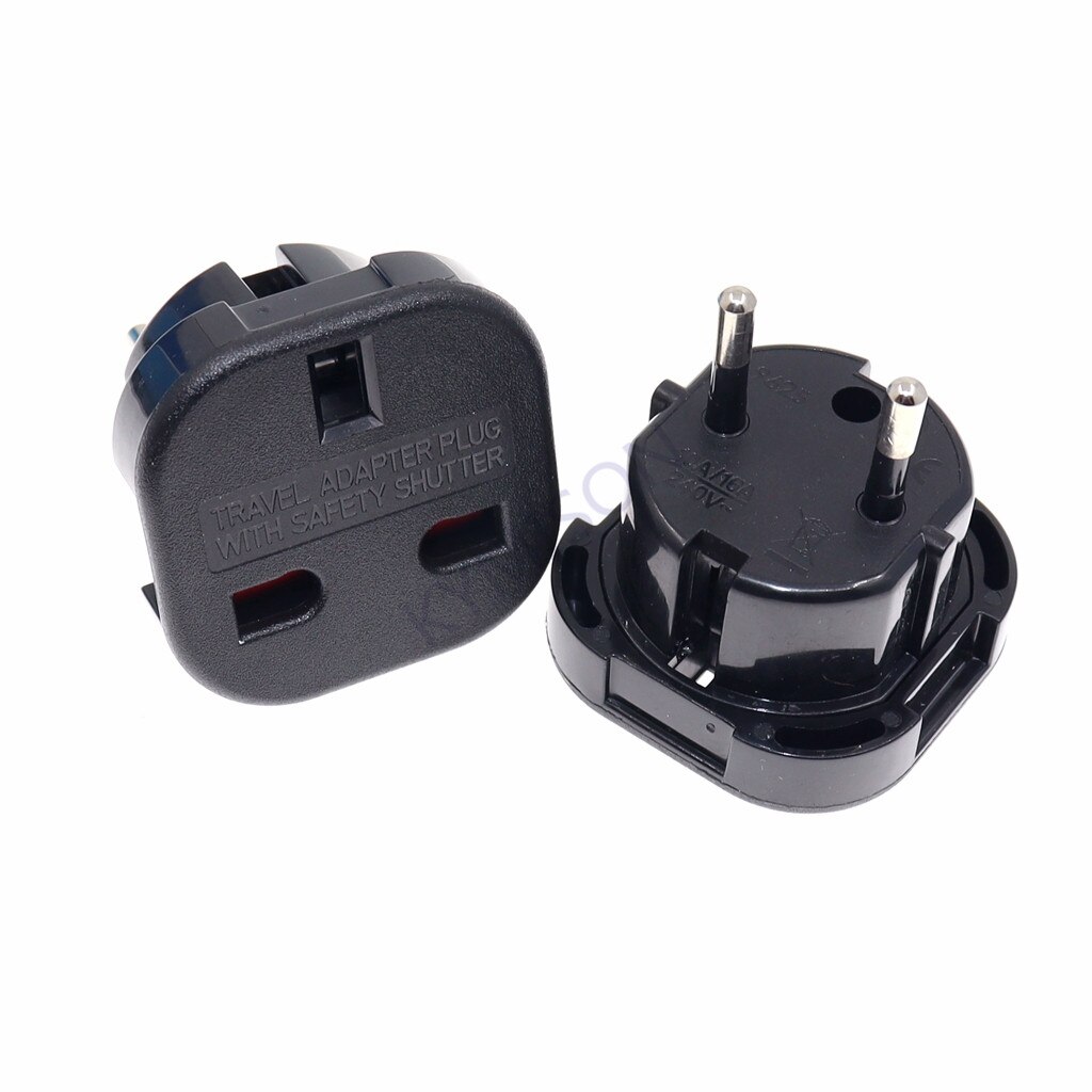 Uk Eu Plug Converter 10A/16A 240V Ac Power Adapter Oplader Euro Travel Adapter Eu Plug Adapter britse Scoket Outlet