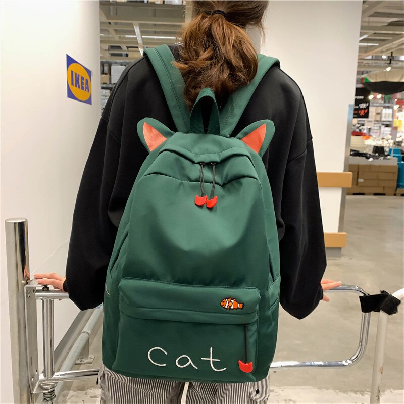 Trend Female Backpack Women Backpack Cute School Bag For Teenager Girl Waterproof Shoulder Bags