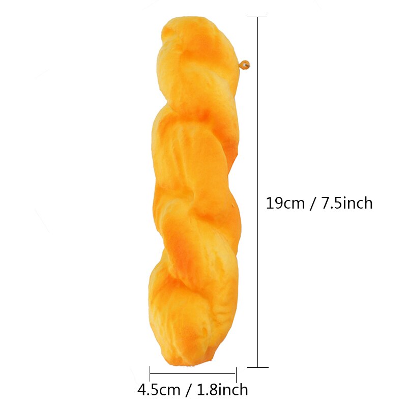 Squishy Brot quetschen Spielzeug Weiche Langsame Aufstieg Krapfen Kuchen Toast Laib Lebensmittel Keychain Anhänger freundlicher Spielzeug Brötchen Stangenbrot