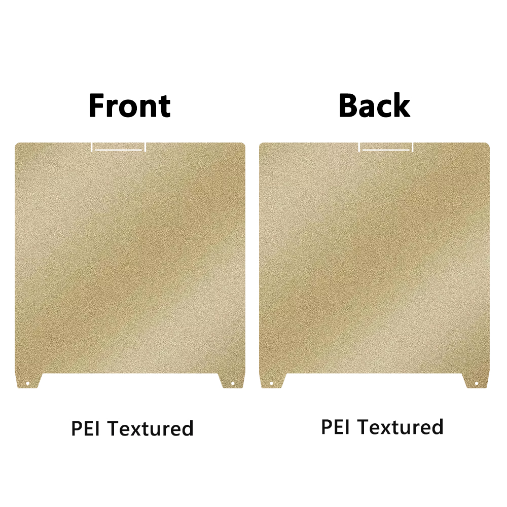 For K2 Plus Build Plate 370x370 PEI Texture-smooth Magnetic Heated bed for Creality K2 3D printer Accessories/Spare Parts: Red