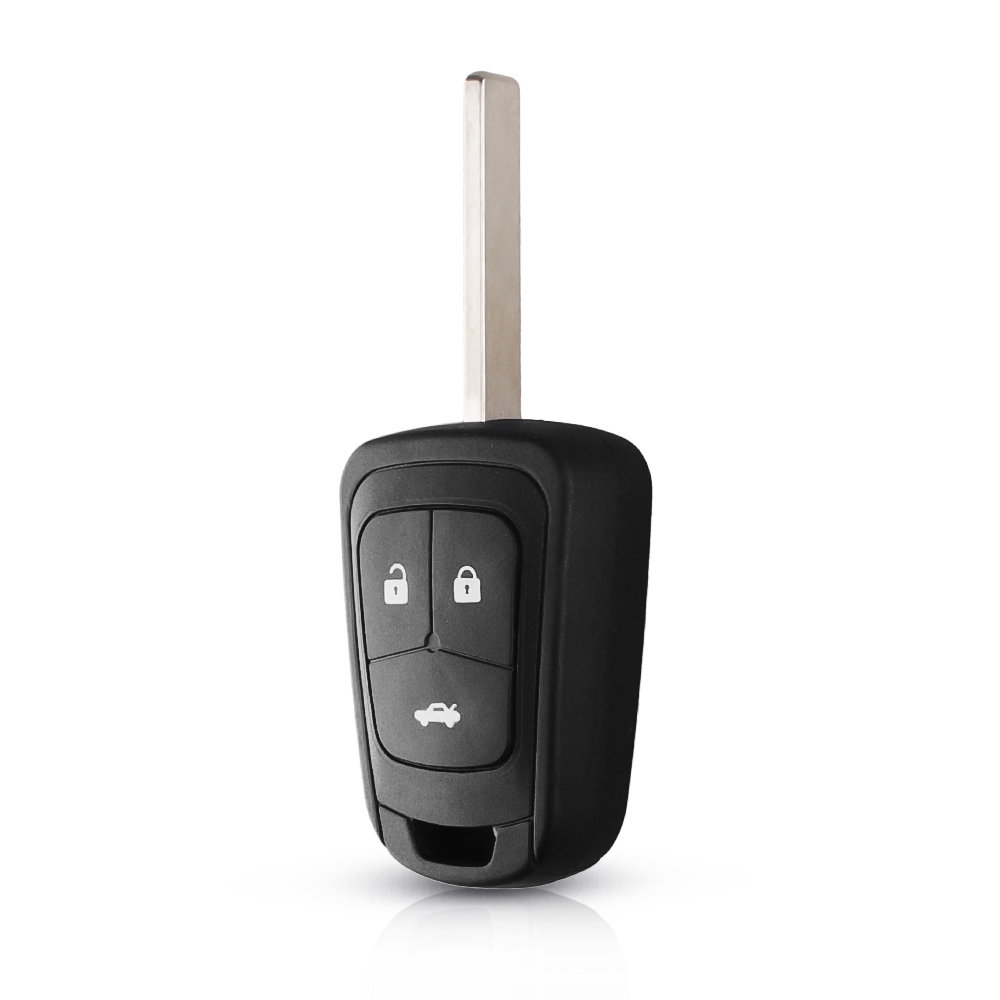 KEYYOU Car Key Case For Chevrolet AVEO Cruze For Opel Malibu Sonic HU100 Key Blade 2/3 Buttons: 3 Buttons