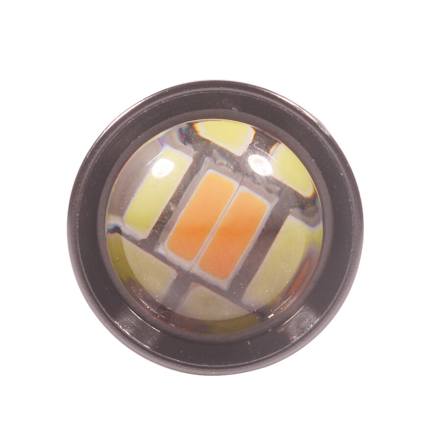 NHAUTP 1Pcs 1157 Dual Farbe Lampen P21/5W BAY15D LED Auto Lichter 4014 66-SMD Weiß zu Bernstein switch Auto Lampe 12-24V