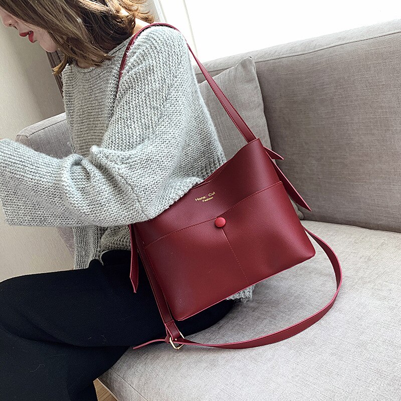 lässig Eimer frauen Tasche Beliebte Neue Stil Schulter Bote Tasche Handtasche Kupplung damen Hand taschen YUBAI