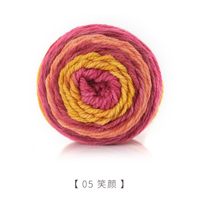 200G/Ball Hand Geweven Wol Diy Handgemaakte Gebreide Zachte Sjaal Hoed Trui Gehaakte Dikke Wol Voor Hand breien: 05