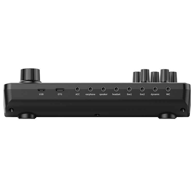 X9 MINI Computer External Mobile Phone Sound Card Repair Tone Mixer Suitable for Home Computer Recording, Live Broadcast