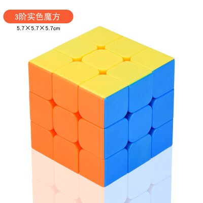 Qiyi 3*3*3 Cubo Professionale Cubo Magico Speedcube Puzzle Magia Cubi Educativo Cubo Di Puzzle Giocattoli Per I Bambini giocattoli Per Adulti: Blu