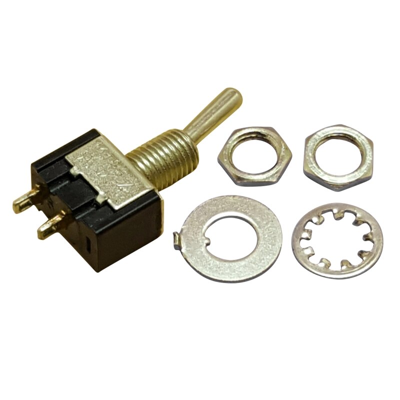5pcs MTS-101 2 Pin SPST ON-OFF 2 Position 250V AC Miniature Mini Electrical Toggle Switch Mounting Hole