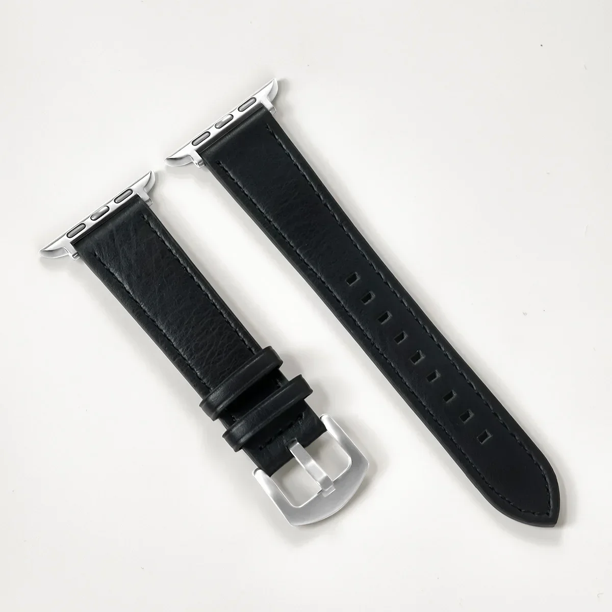 Klockarmband i kalvskinn till apple 5 se 7 klockarmband 8 kvinna 6 man 10 armband till iwatch 9 serien 49mm 44 45 46 42 40 41mm