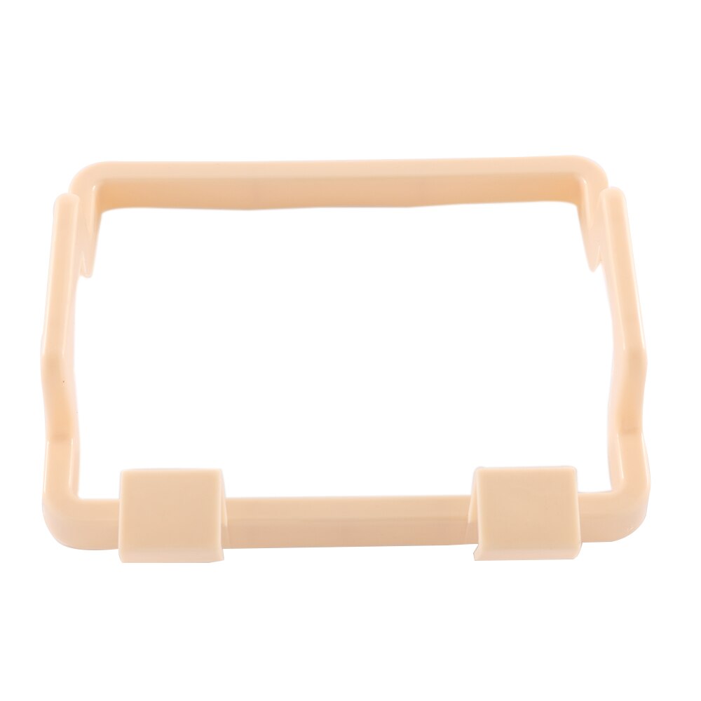 1pc kjøkken forsyning hjem levende verktøy kan stativ holder beste bærbare plast dørvask bil søppel suger søppelpose: beige
