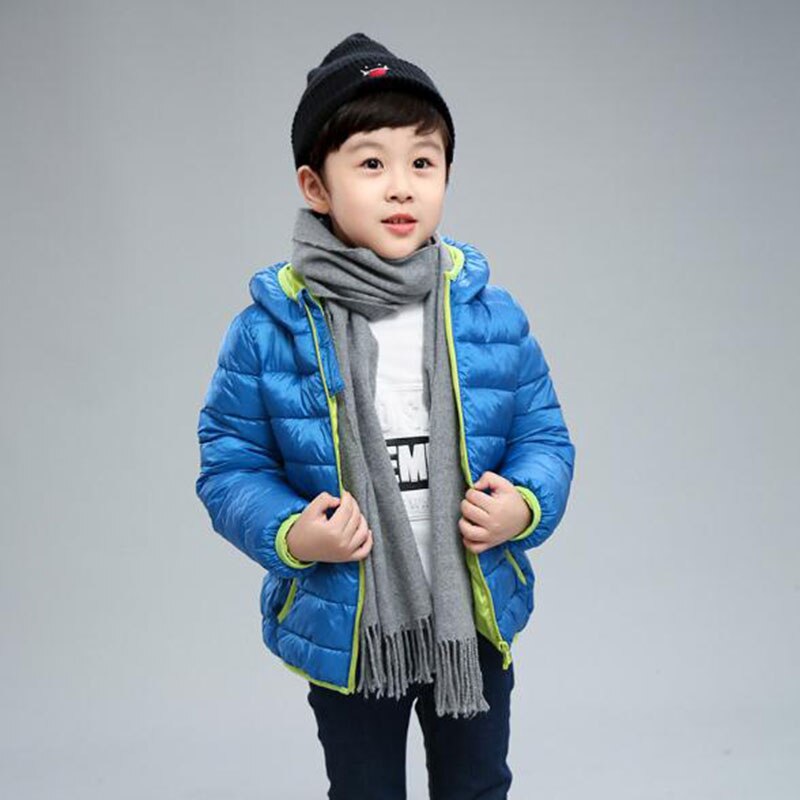 Warme Jas Hooded Winterjas Jongen 5 Kleuren Sneeuw Baby Kleding Katoen Sneeuw Dragen voor Kids