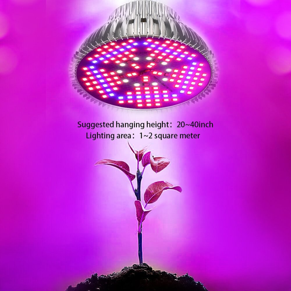 Luces Led de espectro completo 8W-80W E26/27 lámparas Led de cultivo bombillas para invernadero AC85-265V de jardín interior