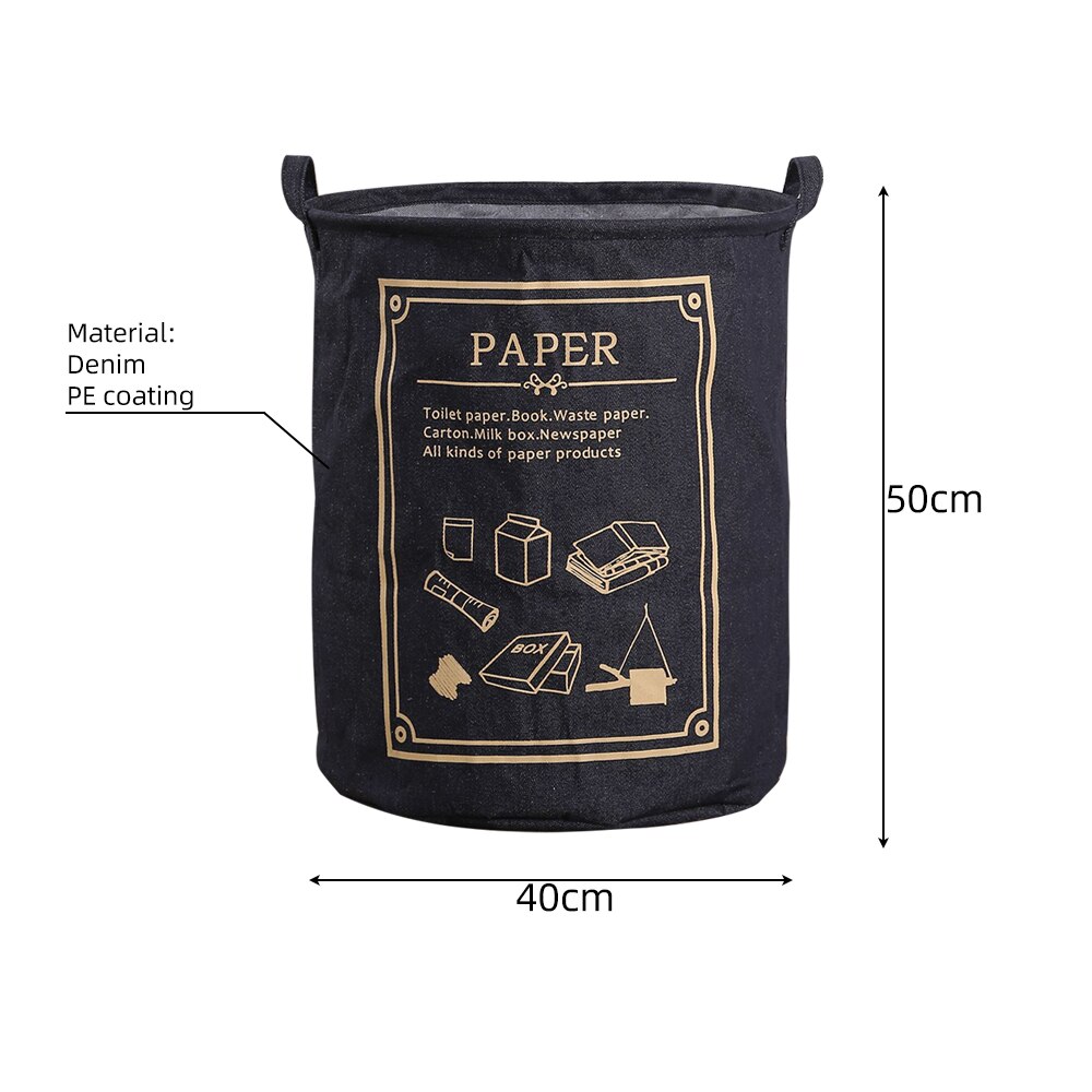 40x50cm Geometric Folding Laundry Basket Round Storage Bin Bag Hamper Collapsible Clothes Bucket Organizer Large Capacity