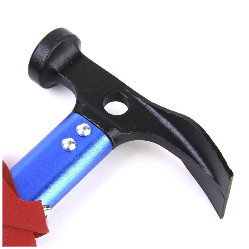 Aleación de aluminio multifunción martillo para Camping, azul
