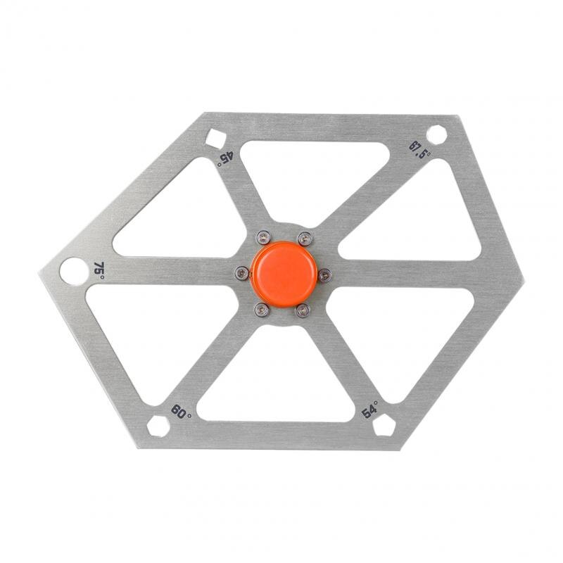 Gauge Woodworking Aluminum Alloy Hexagon Ruler For Table Saw Angle Finder Waterproof Rustproof Measuring Tool Inclinometer