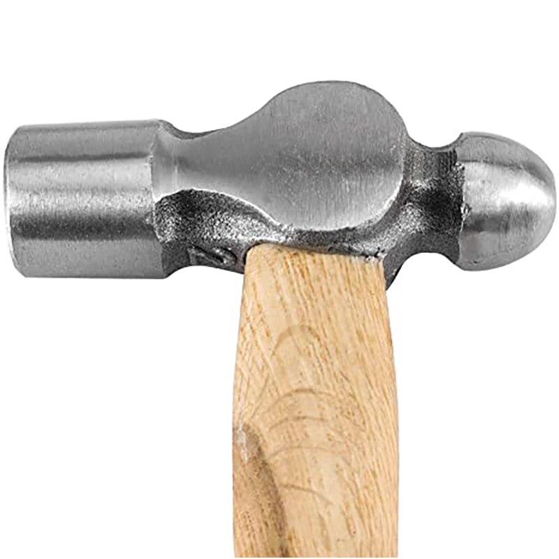 Martillo redondo de acero con alto contenido de carbono, herramienta de carpintería doméstica con mango de madera, 0,5 p, 1p, 1,5 p, 2p, 2,5 p, 3p