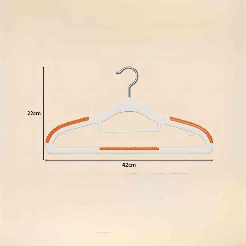 10 stk. tøjophæng til husholdningsbrug skridsikre sovesal soveværelse speciel opbevaring tøjophæng ingen spor
