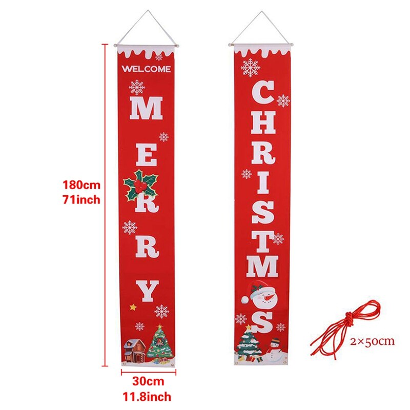 God jul banner jul veranda peis vegg skilt flagg for julepynt utendørs innendørs