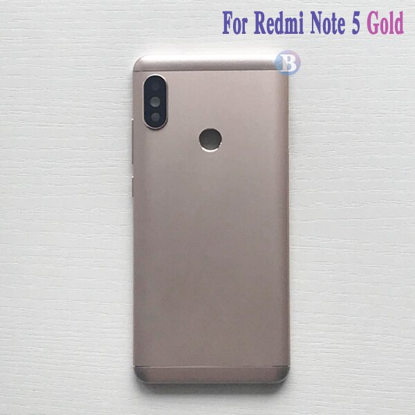 Back Cover For Xiaomi Redmi Note 5 / Note 5 Pro Housing Battery Cover Door Rear Cover Chassis Frame: Gold